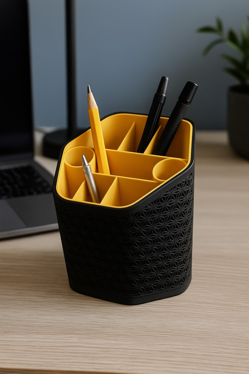 Kumiko Inspired Pen Holder