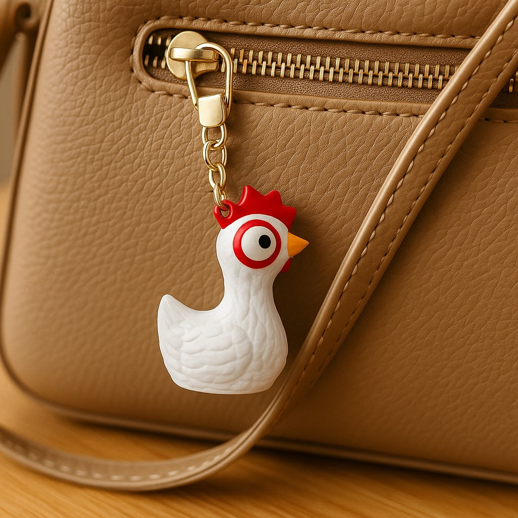 Funky Chicken Keychain – PLA Crafted, Bold & Uncluckin Cool!