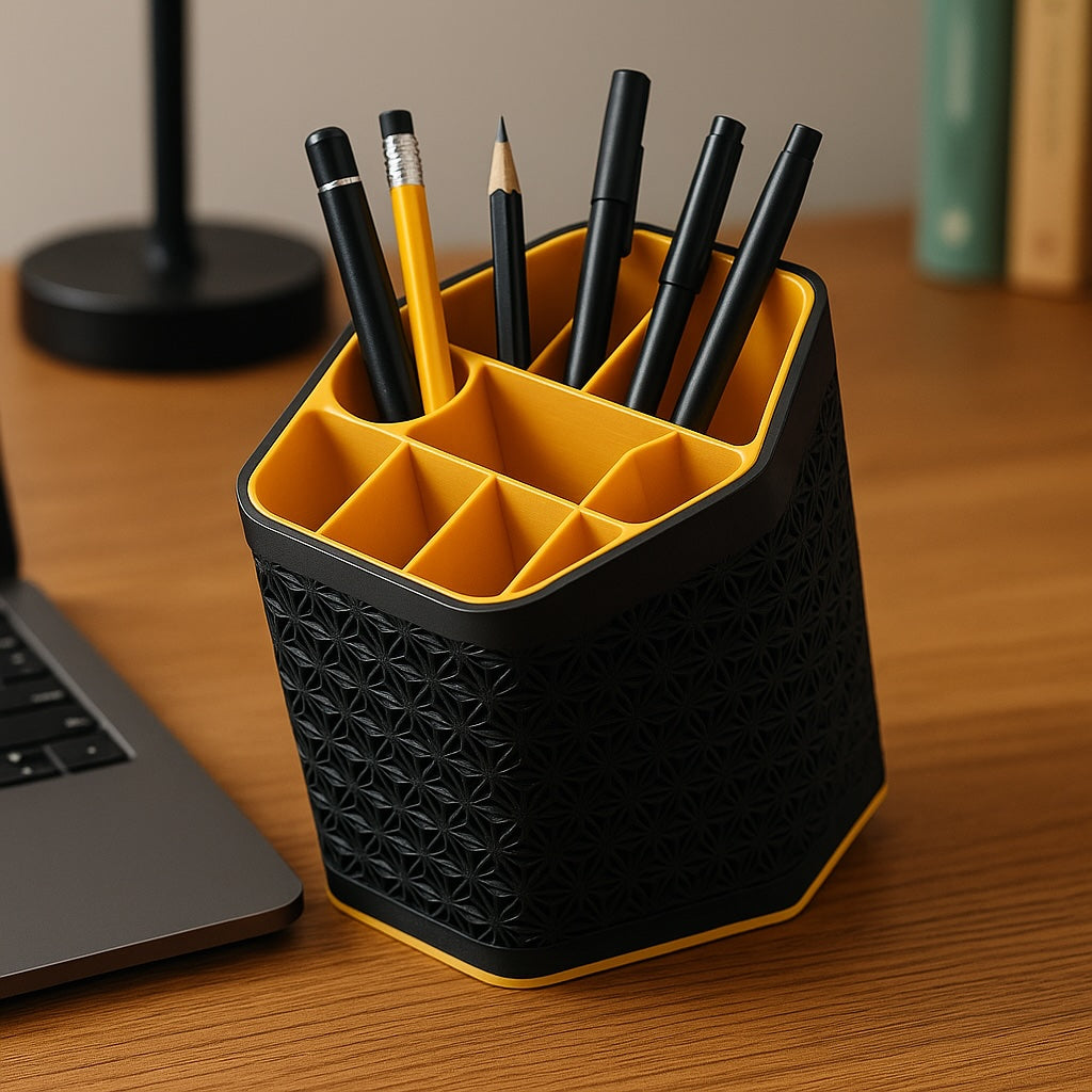 Kumiko Inspired Pen Holder